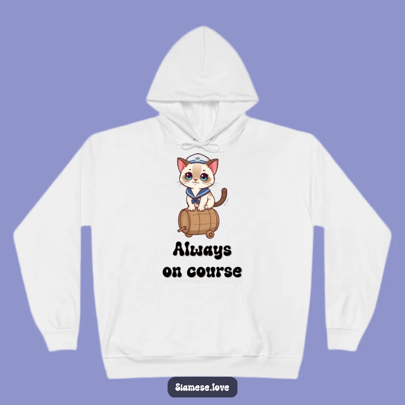 Funny Kawaii Cat Hoodie: Cozy Comfort for the Sailor Spirit