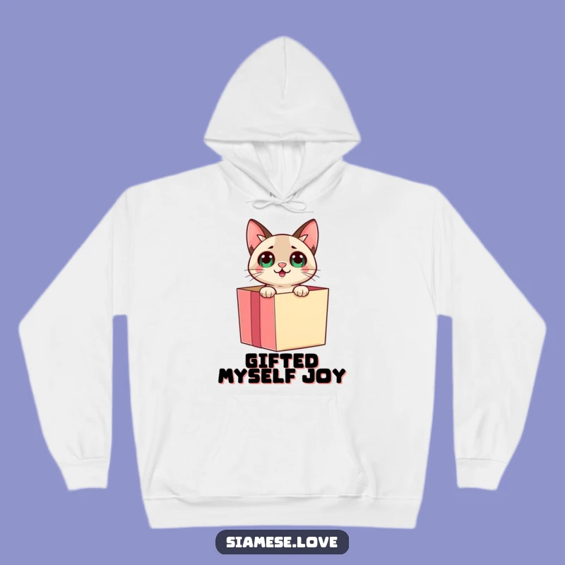 Cozy Funny Surprise Siamese Cat Hoodie: Warmth & Playful Charm