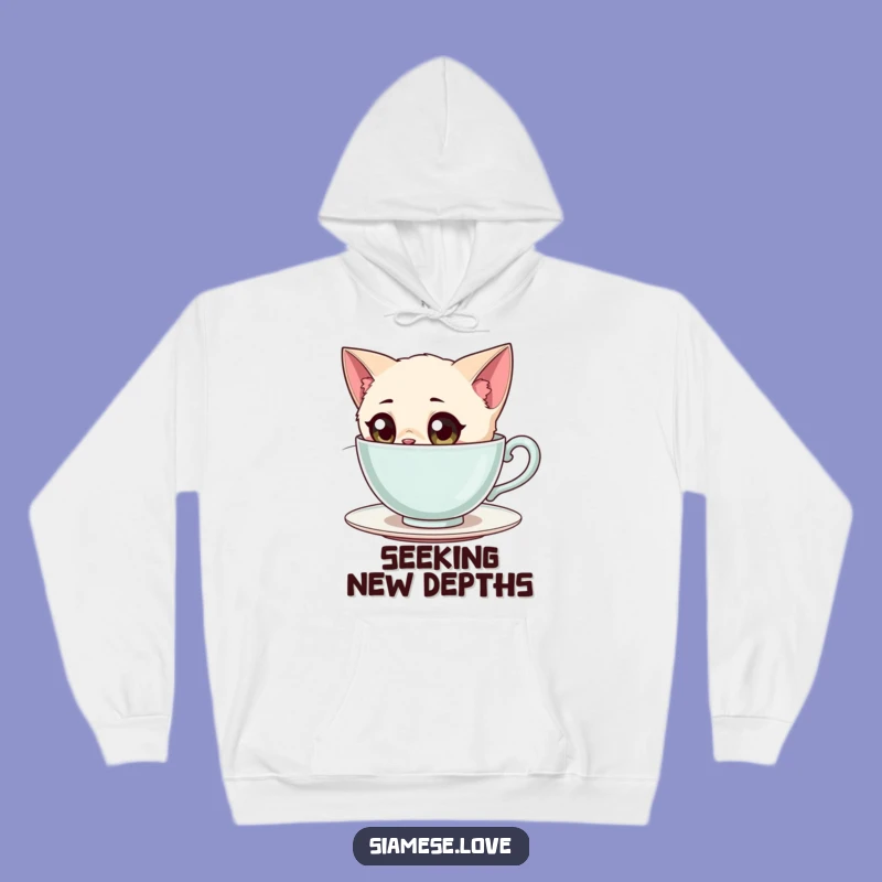 Cozy Funny Siamese Cat Hoodie: Warmth for the Curious Cat