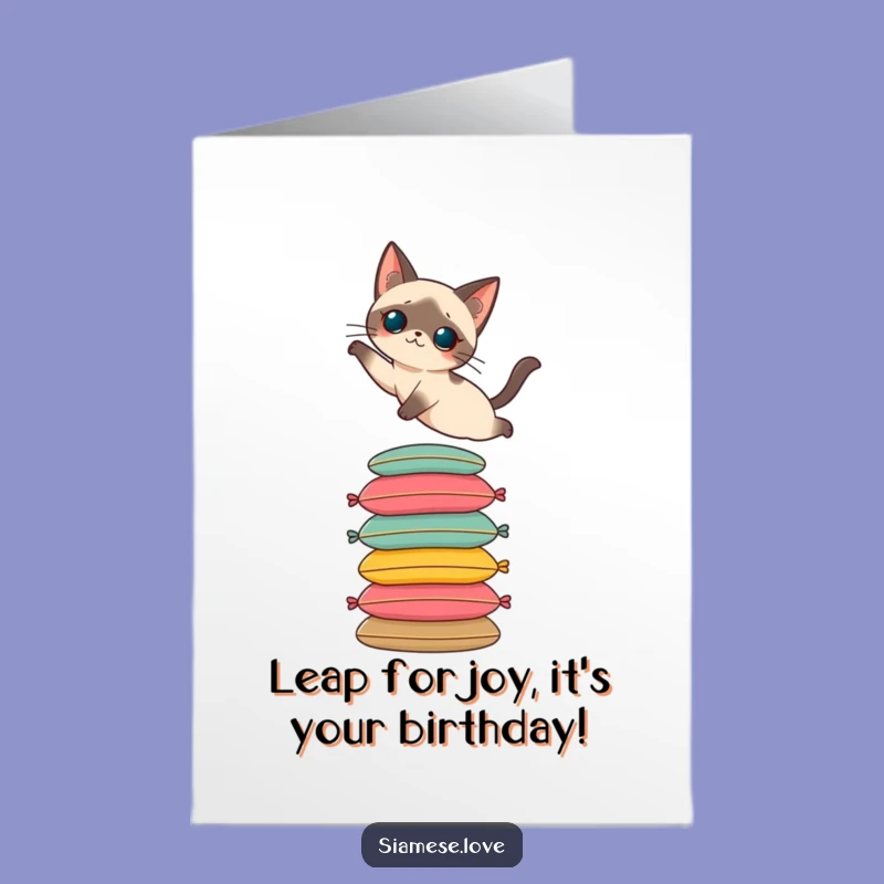 Funny Free Printable Birthday Card: Cat's Leap, Your Hilarious Downloadable Gift!