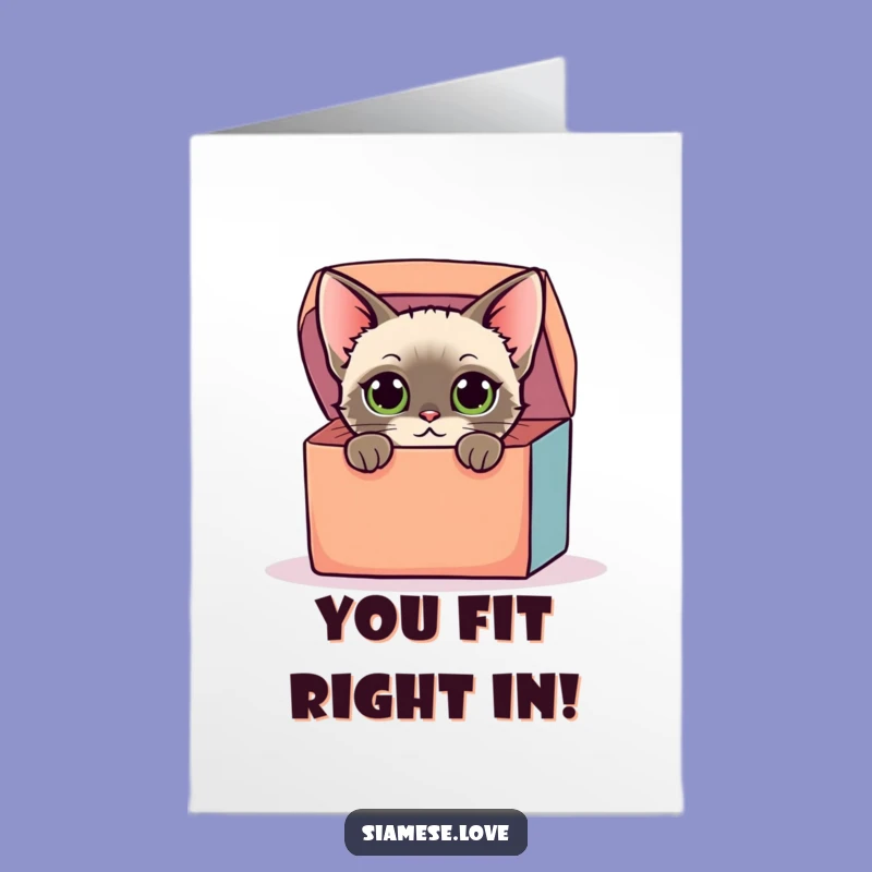 Free Printable Cat Card: Curious Box Congrats Downloadable Gift