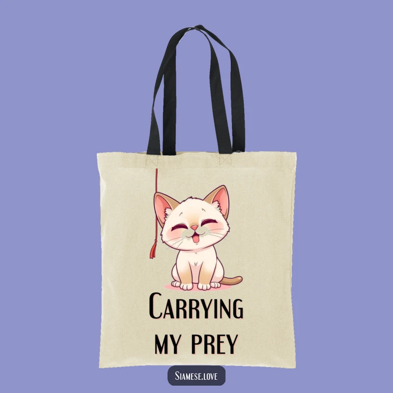 Funny Mischief Cat Tote Bag: Carry Your Playful Fun